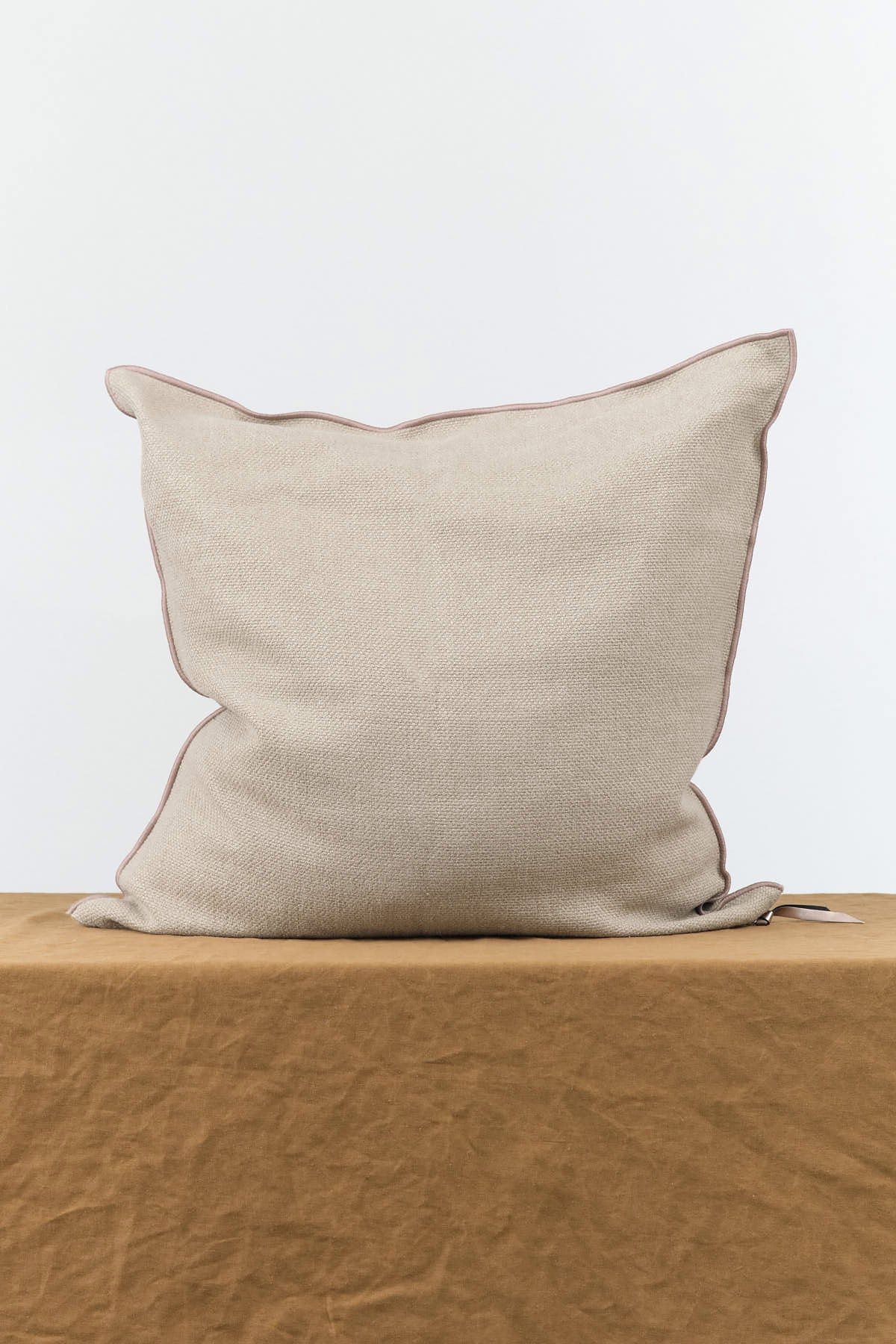 Maison De Vacances Home Pillows 26" X 26" Vice Versa Cushion in Ecorce Ecorce / 26" X 26"