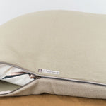 Maison De Vacances Home Pillows 26" X 26" Vice Versa Cushion in Ecorce Ecorce / 26" X 26"