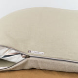 Maison De Vacances Home Pillows 26" X 26" Vice Versa Cushion in Ecorce Ecorce / 26" X 26"