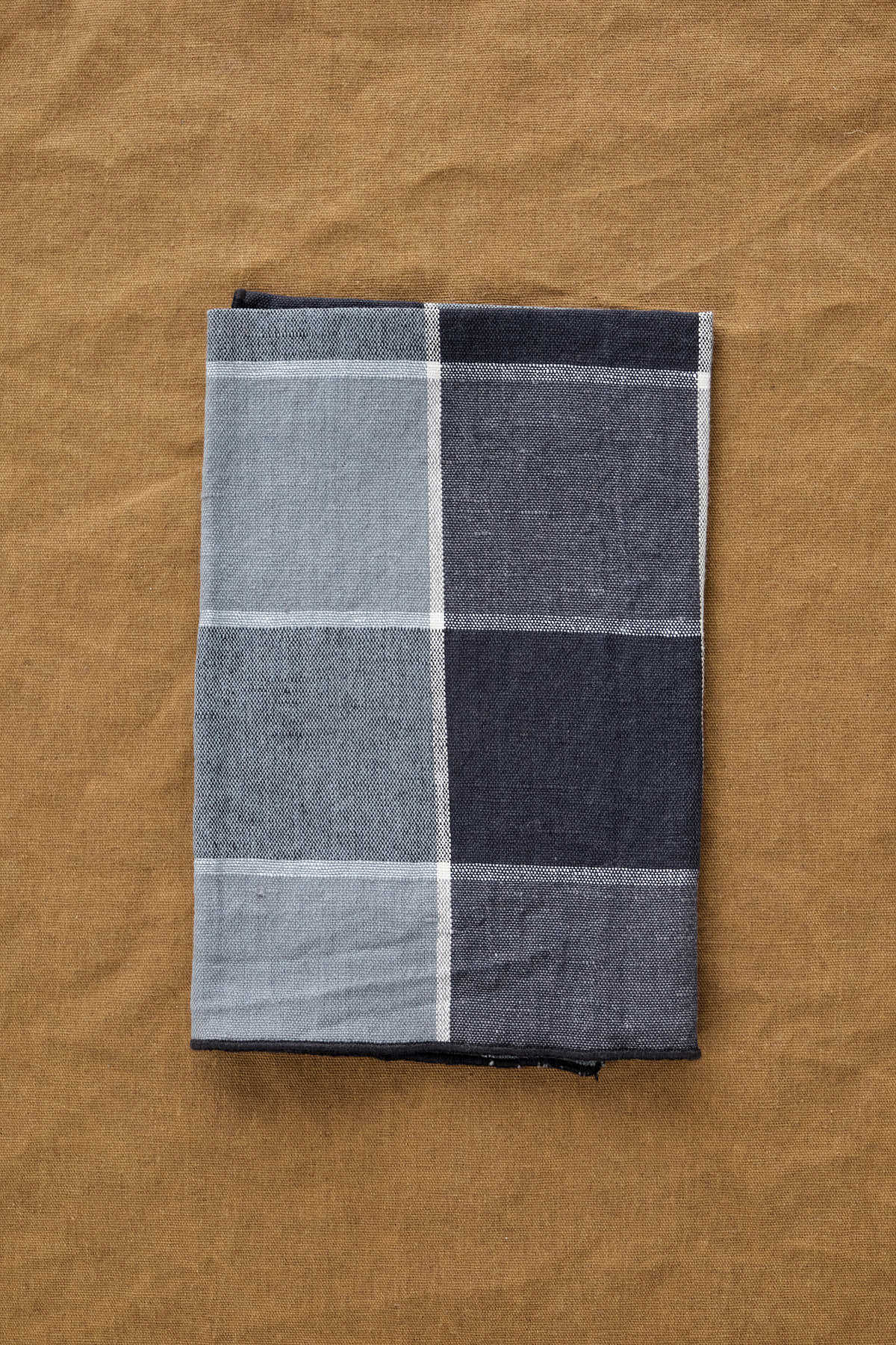 Maison De Vacances Home Kitchen Napkins Canvas Mimi Nara Napkin Noir/Noir / 17" X 17"