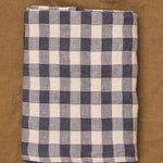 Maison De Vacances Home Tablecloths Canvas Vintage Vichy Tablecloth Fusain / Medium