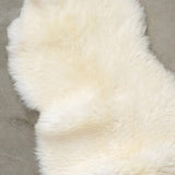 Maison De Vacances Home Rugs English Sheep Skin Blanc / Two Moutons