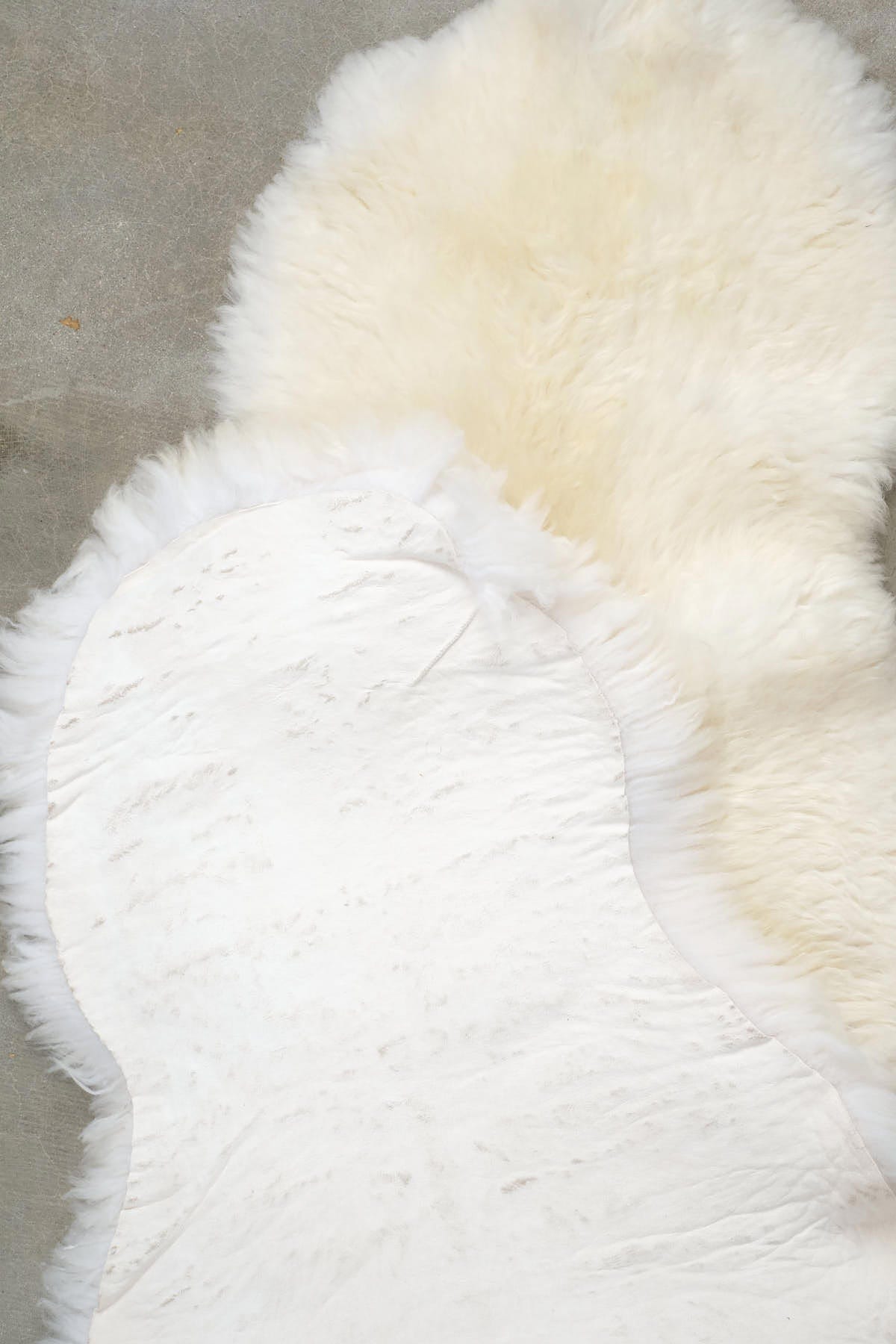 Maison De Vacances Home Rugs English Sheep Skin Blanc / Two Moutons