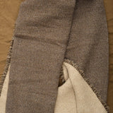 Maison De Vacances Home Throws Vice Versa Fringed Throw in Bronze Bronze/Naturel / 59" X 98"