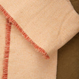 Maison De Vacances Home Throws Vice Versa Fringed Throw in Melon Hennè/Melon / 59" X 98"