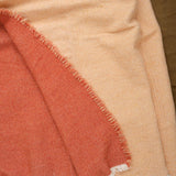 Maison De Vacances Home Throws Vice Versa Fringed Throw in Melon Hennè/Melon / 59" X 98"
