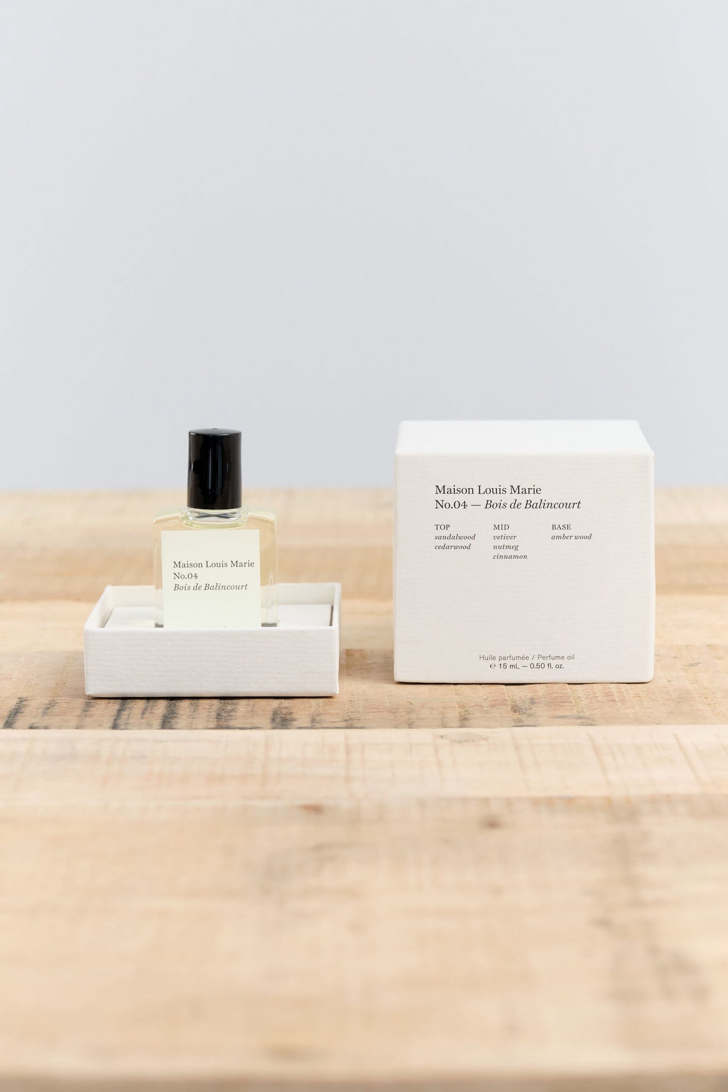Maison Louis Marie Beauty Fragrance No. 04 Bois de Balincourt Perfume Oil Bois de Balincourt / 0.5 fl oz