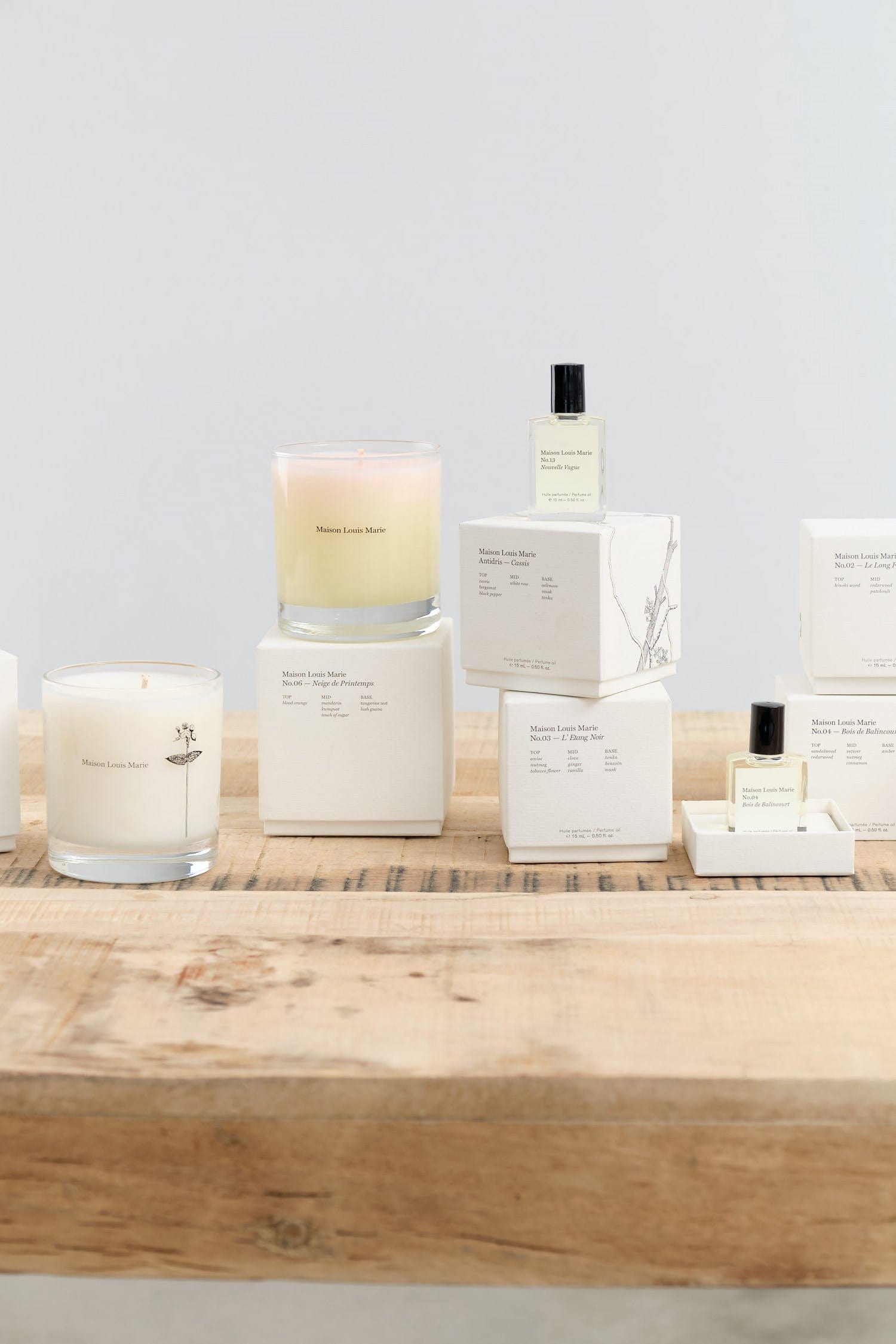 Maison Louis Marie Home Candles No. 6 Neige de Printemps Candle Neige de Printemps / 8.5 oz