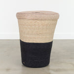 Makaua Home Baskets Hamper Basket Carbon / 16" D X 20" H