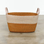 Makaua Home Baskets Oval Floor Basket Trigo / 20" L X 12" W X 10" H