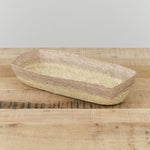 Makaua Home Baskets Rectangular Basket Stripe / 12" L X 5" W X 2" H
