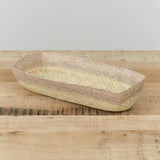 Makaua Home Baskets Rectangular Basket Stripe / 12" L X 5" W X 2" H