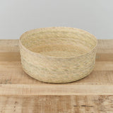 Makaua Home Baskets Round Basket in Natural Natural / 12" D X 4" H