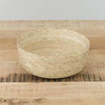 Makaua Home Baskets Round Basket in Natural Natural / 8" D X 3" H