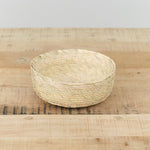 Makaua Home Baskets Round Basket in Natural Natural / 6" D X 2" H