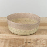 Makaua Home Baskets Round Basket in Stripe Stripe / 12" D X 4" H