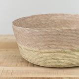 Makaua Home Baskets Round Basket in Stripe