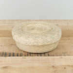 Makaua Home Baskets Tortillero Basket with Lid Natural / 8" D X 3" H