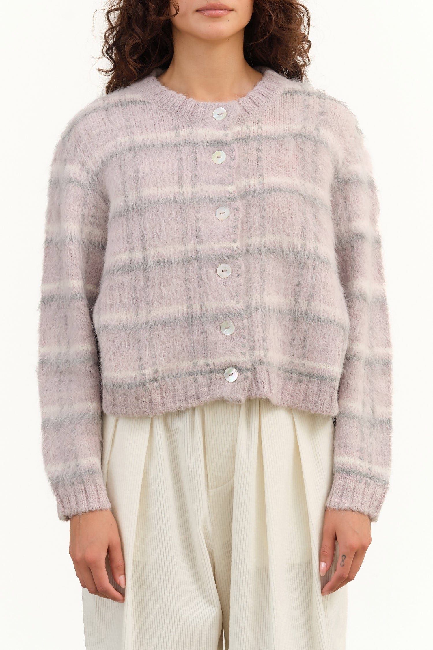 Maria Stanley Apparel Womens Sweaters Cardi Sweater