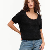 Maria Stanley Apparel Womens Sweaters Mahi Top Noir / XSmall