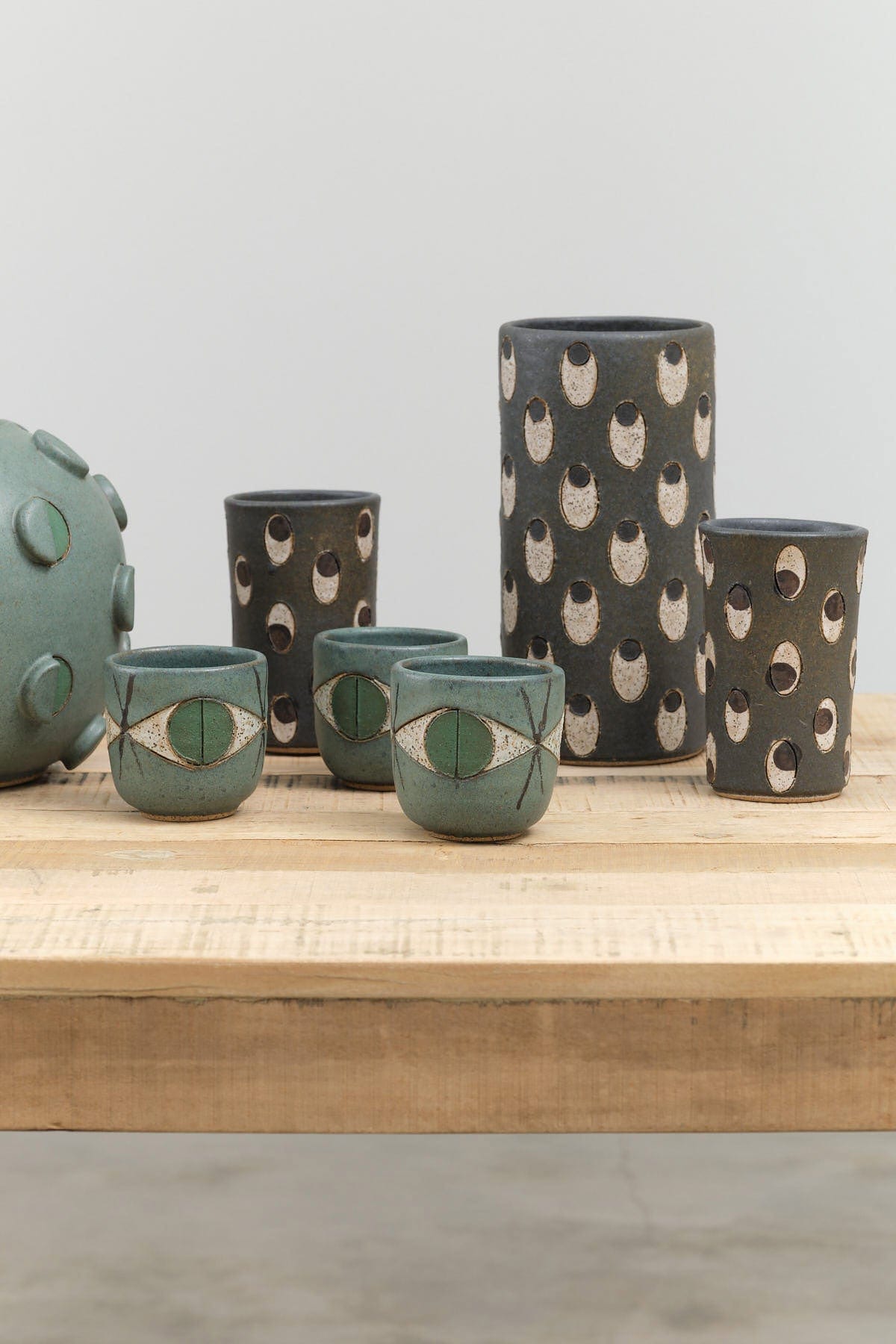 Matthew Ward Studio Home Kitchen Dishware Felix Cup in Remix Green Remix Green
