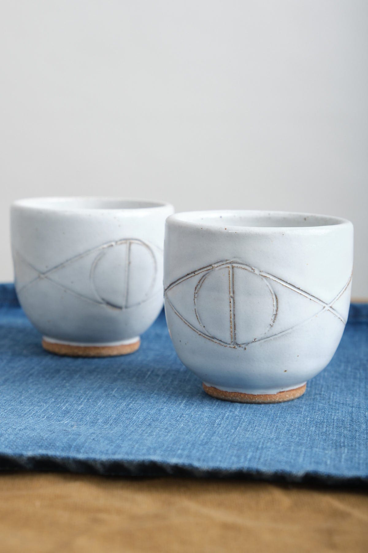 Matthew Ward Studio Ceramic Felix Cup with White Glaze