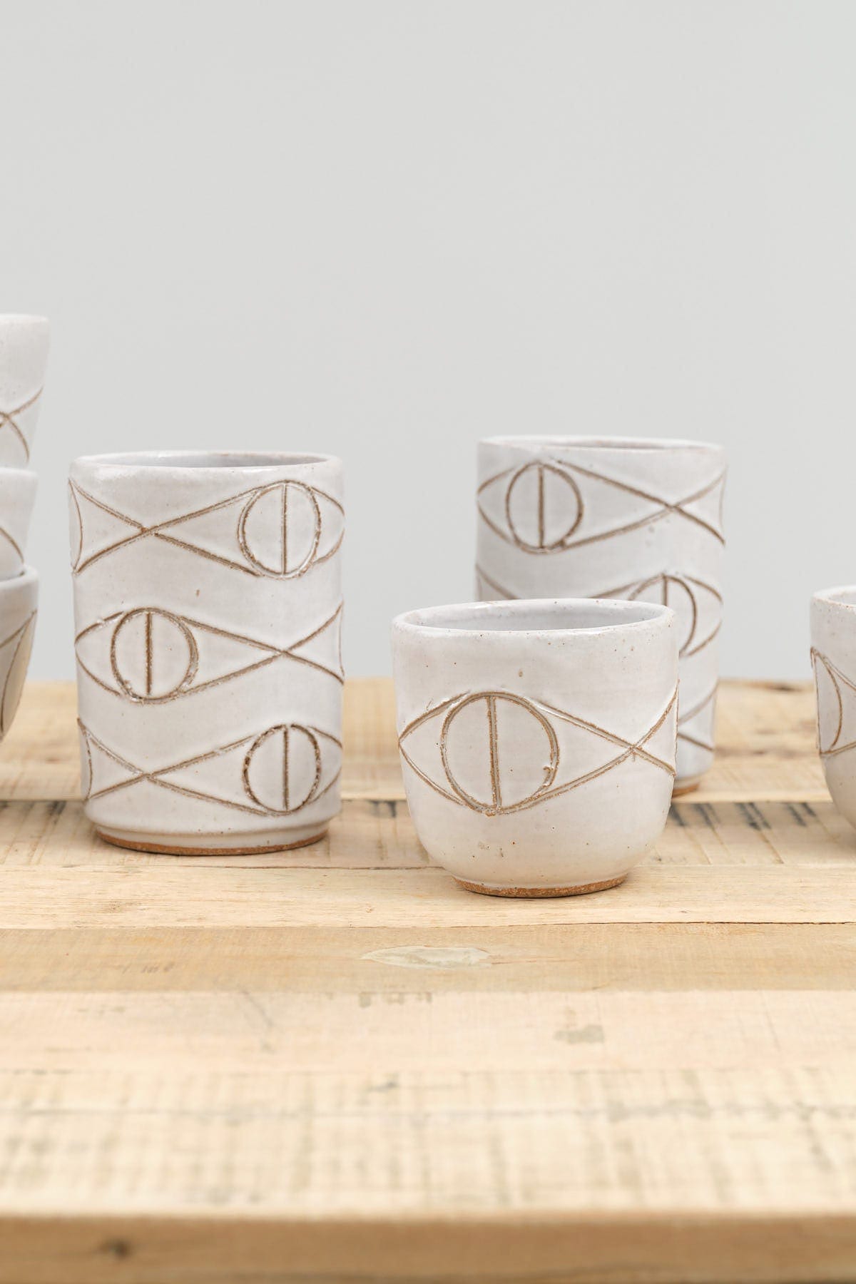Matthew Ward Studio Home Kitchen Dishware Felix Cup in White All White