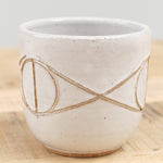 Matthew Ward Studio Home Kitchen Dishware Felix Cup in White All White