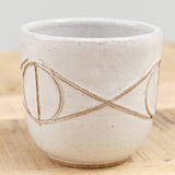 Matthew Ward Studio Home Kitchen Dishware Felix Cup in White All White