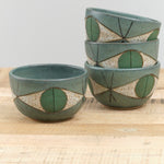 Matthew Ward Studio Home Kitchen Dishware Small Felix Bowl in Remix Green Remix Green
