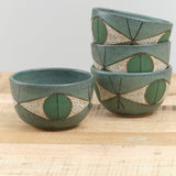 Matthew Ward Studio Home Kitchen Dishware Small Felix Bowl in Remix Green Remix Green