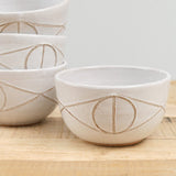 Matthew Ward Studio Home Kitchen Dishware Small Felix Bowl in White White