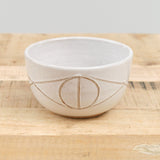 Matthew Ward Studio Home Kitchen Dishware Small Felix Bowl in White White