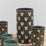 Matthew Ward Studio Home Kitchen Vases Tall Eyes Vase Blue