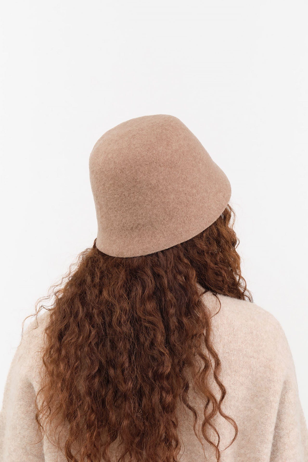 Mature Ha. Accessories Hats Bell Hat in Light Brown Light Brown / One Size