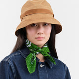 Mature Ha. Accessories Hats Boxed Hat Paper Abaca in Orange Bronze Gold X Orange