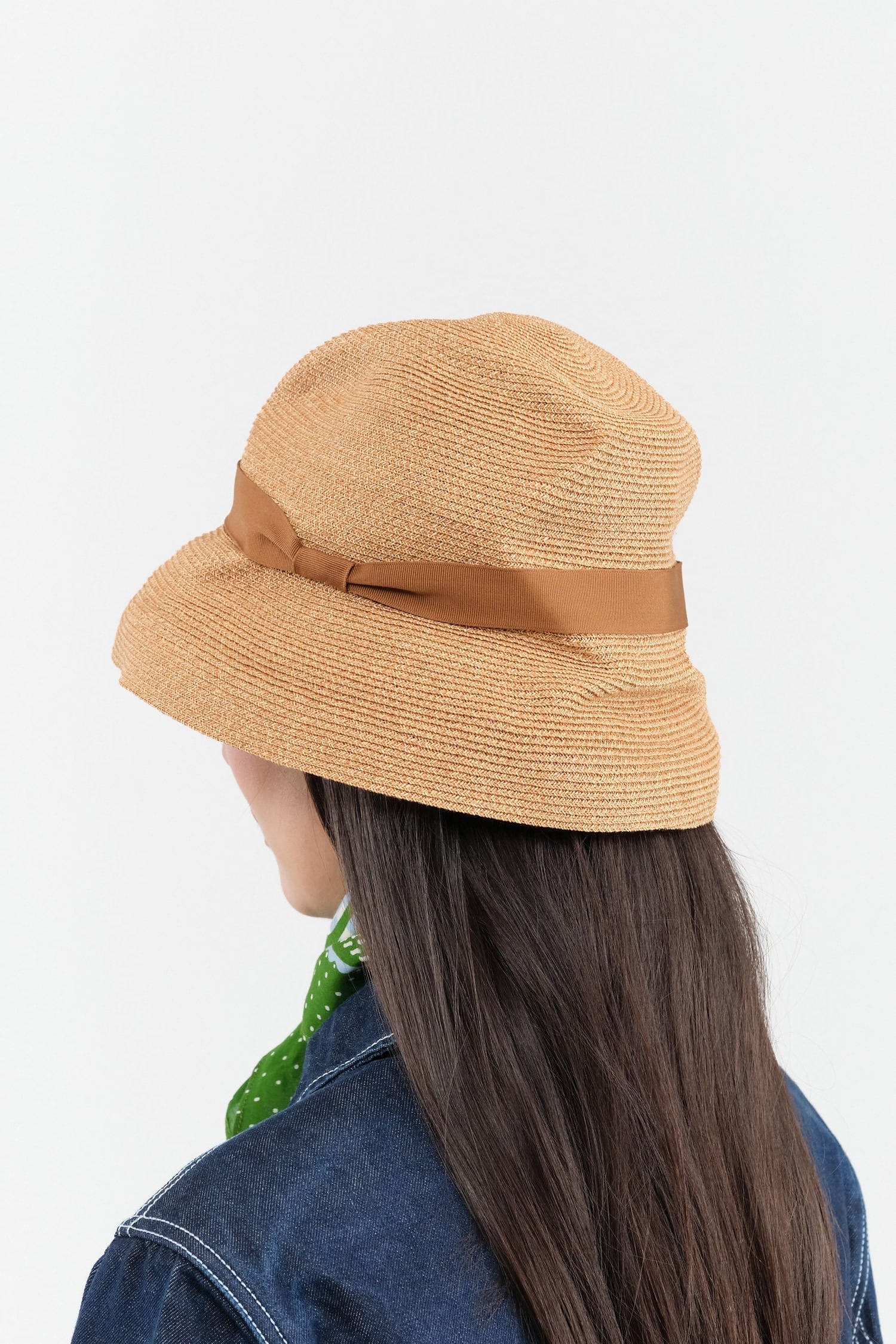 Mature Ha. Accessories Hats Boxed Hat Paper Abaca in Orange Bronze Gold X Orange