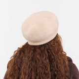 Mature Ha. Accessories Hats Camel Wool Beret Natural / One Size
