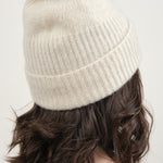 Back of Knit Cap in Natural