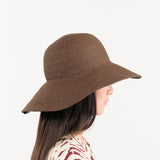 Mature Ha. Accessories Hats Raffia Braid Garden Hat in Dark Brown Dark Brown / One Size