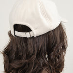 Back of Trainer Cap in White