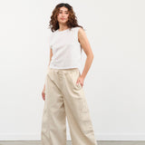 MEALS Apparel Womens Pants Chef Pant in Flour