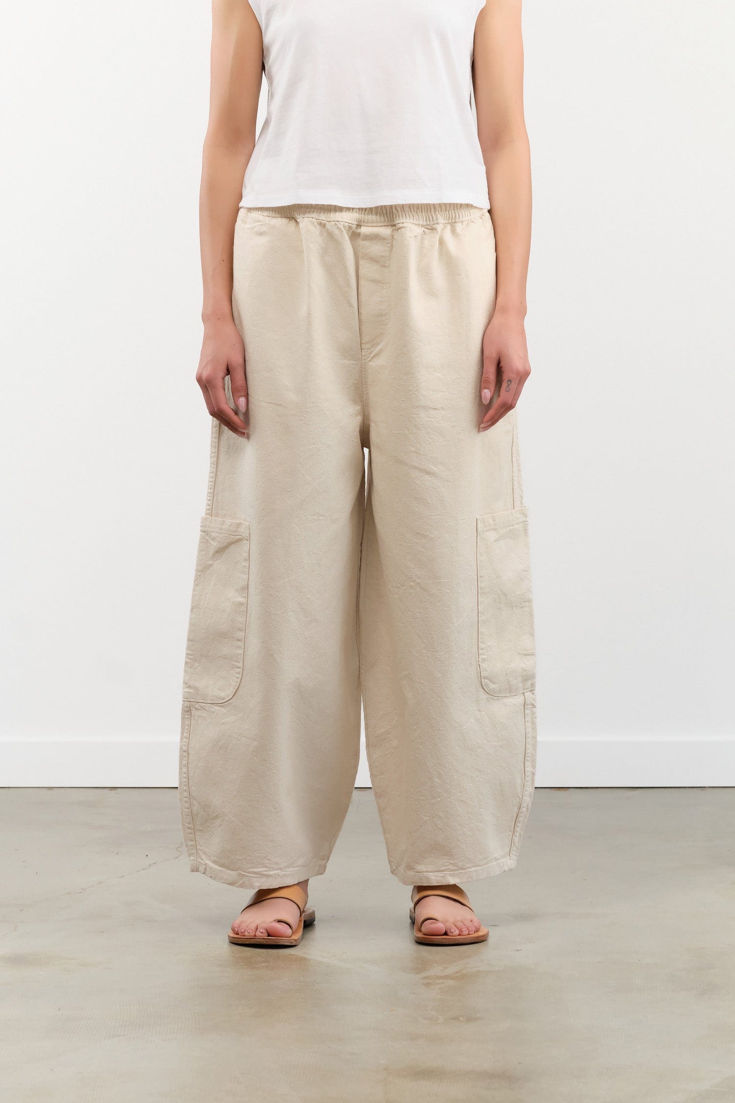MEALS Apparel Womens Pants Chef Pant in Flour
