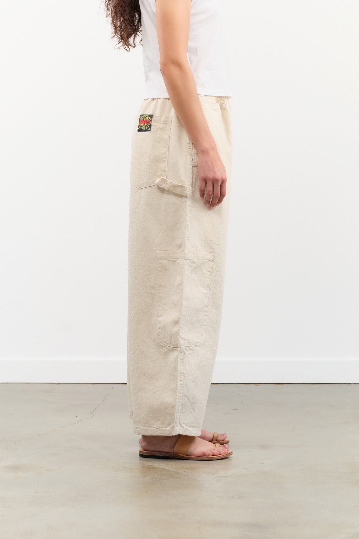 MEALS Apparel Womens Pants Chef Pant in Flour