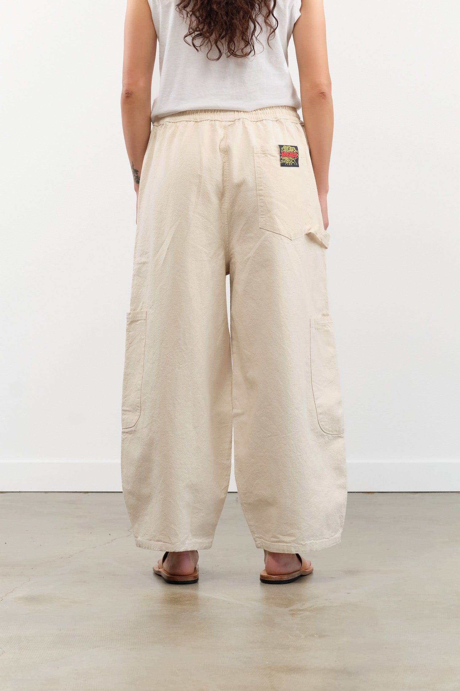 MEALS Apparel Womens Pants Chef Pant in Flour