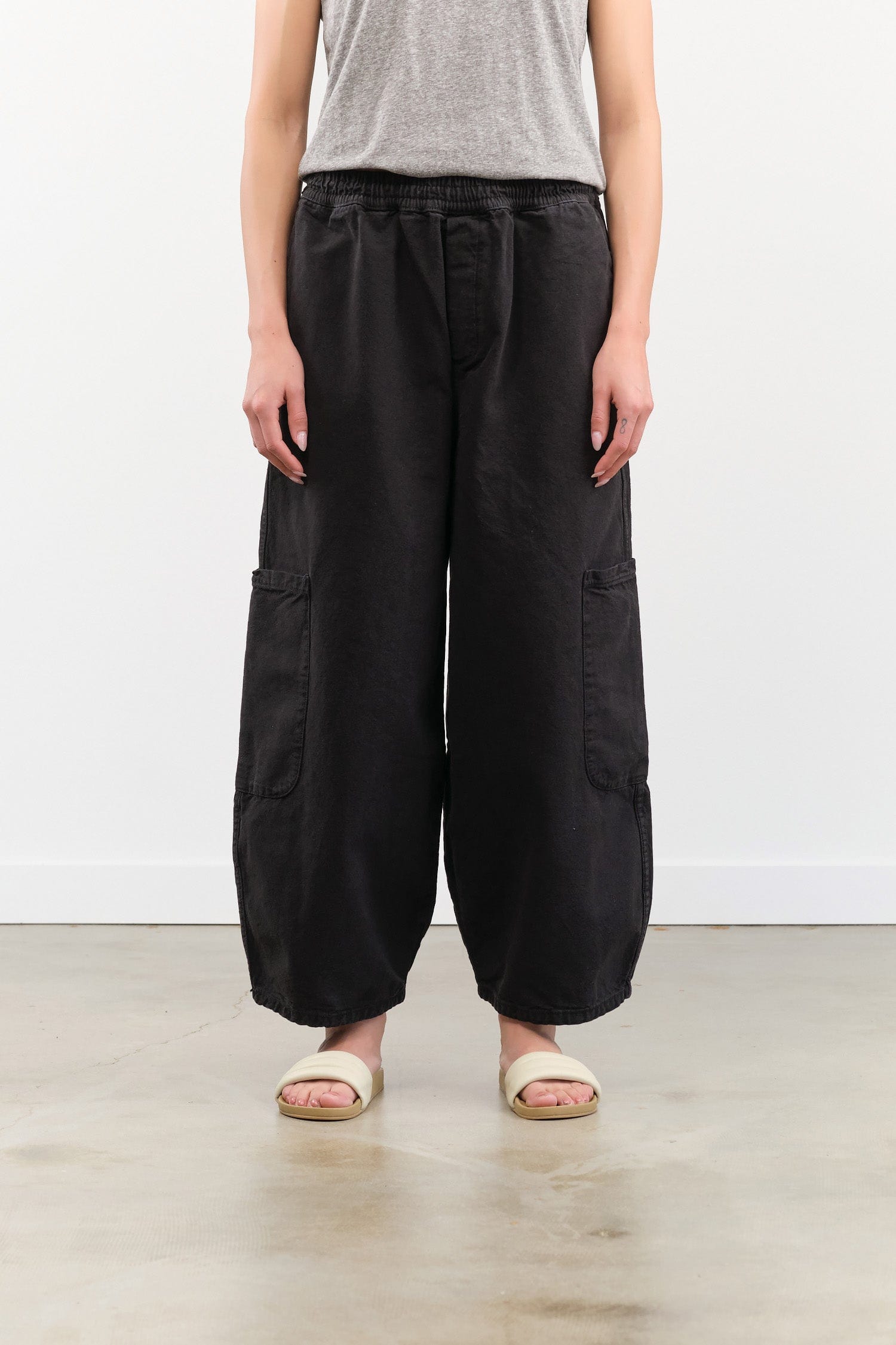 MEALS Apparel Womens Pants Chef Pant in Licorice