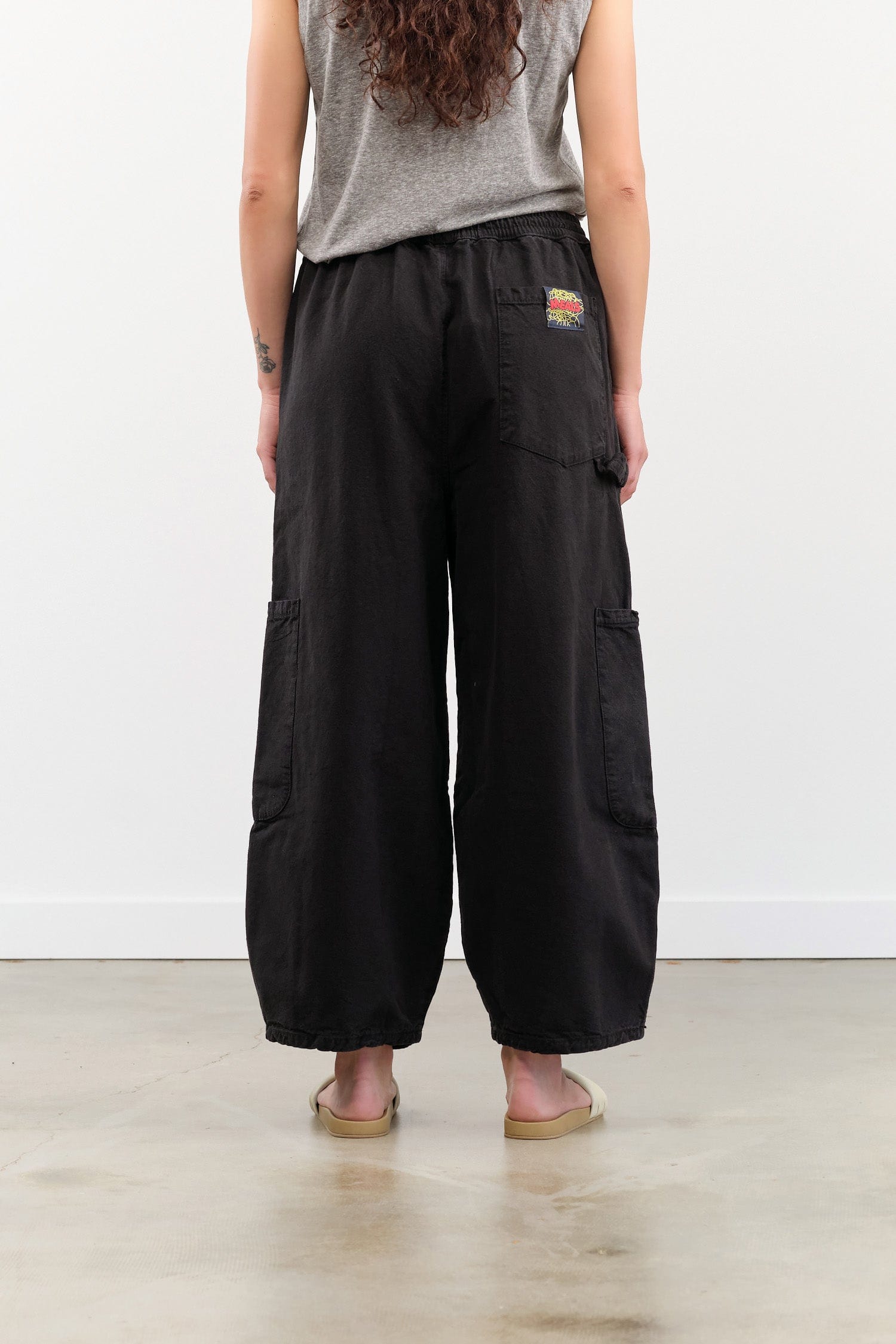 MEALS Apparel Womens Pants Chef Pant in Licorice