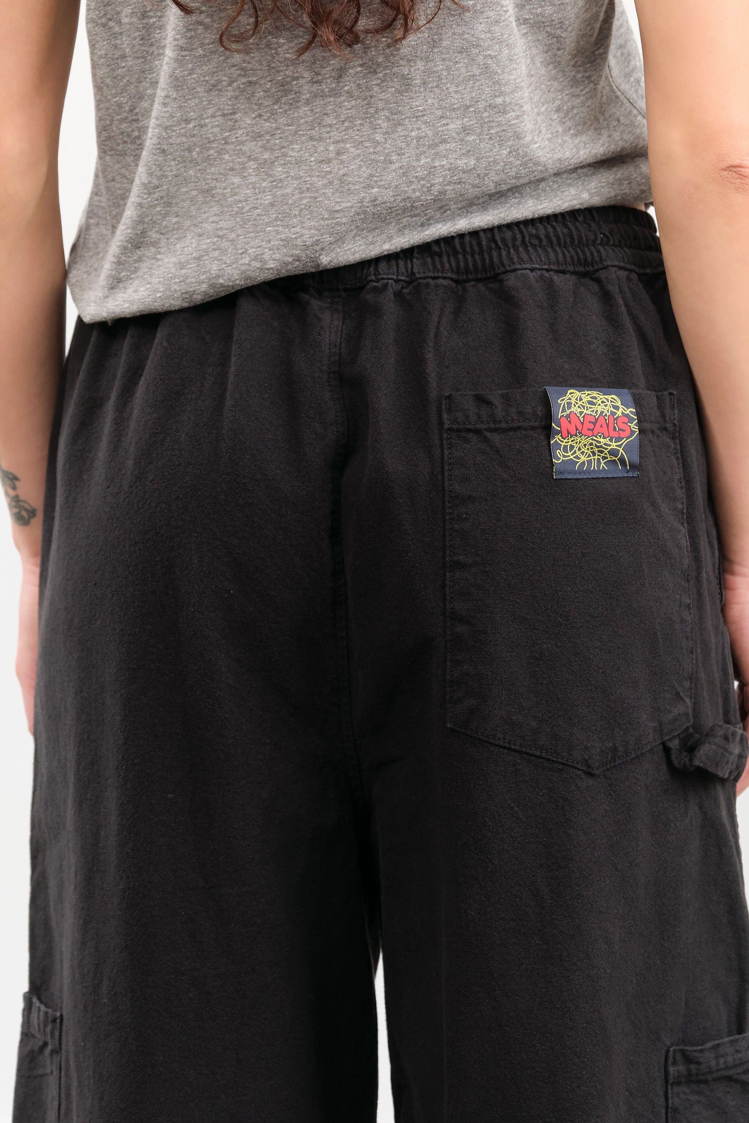 MEALS Apparel Womens Pants Chef Pant in Licorice