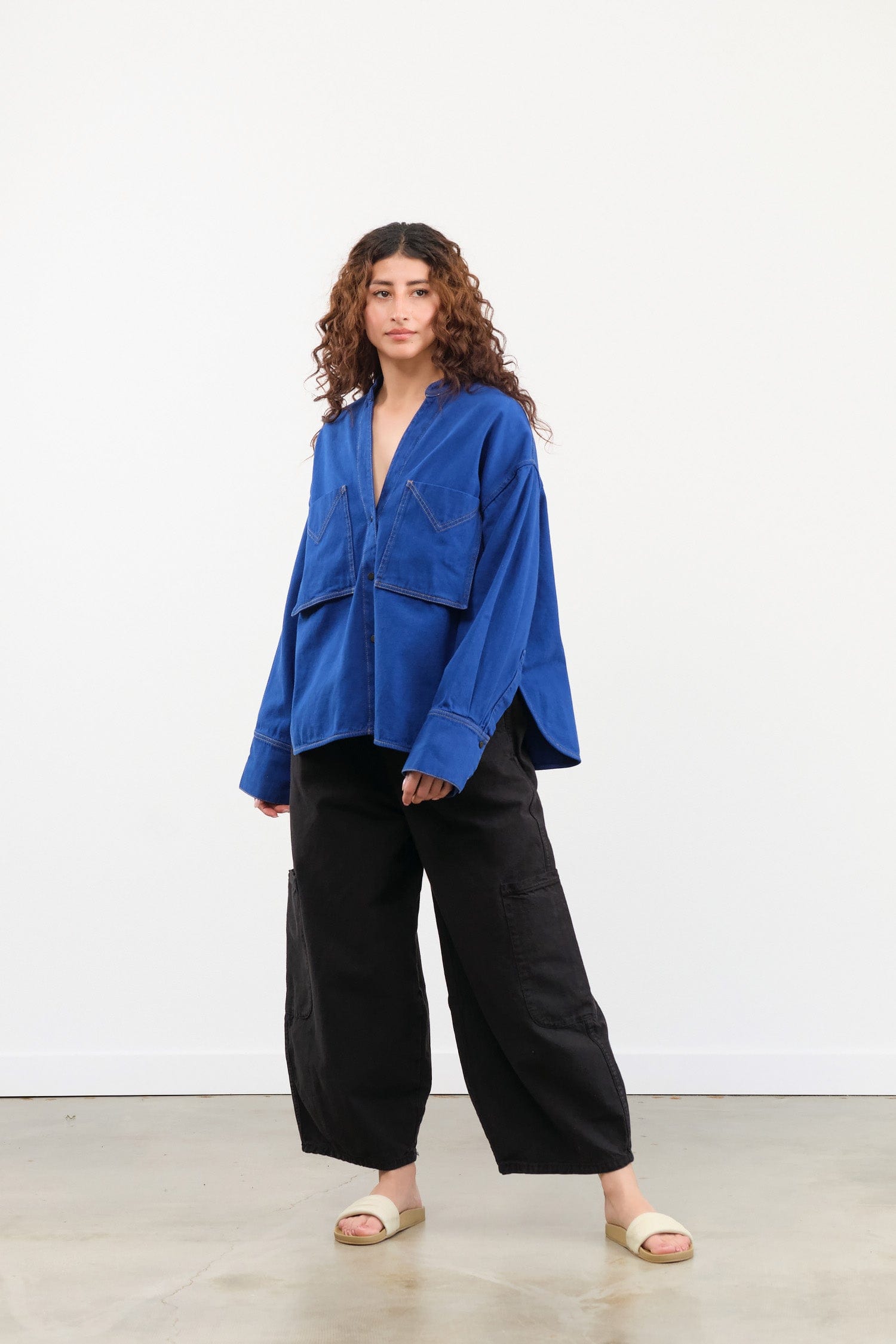 MEALS Apparel Womens Pants Chef Pant in Licorice