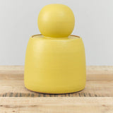 MH Ceramics Home Kitchen Containers Extra Large Stash Jar in Saffron Saffron / 6" D X 10" H